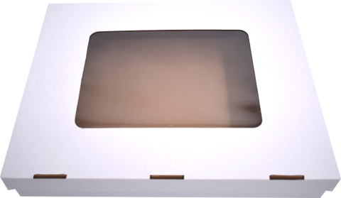 Cutii Albe cu display 40x30x7 cm