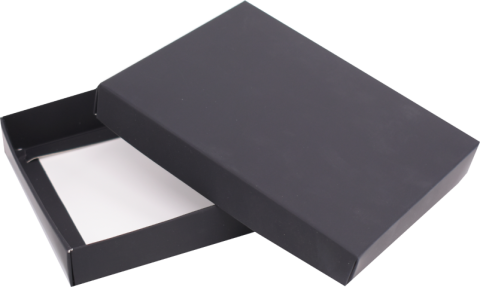 Cutii negre corp+capac 14.5x11x2.5 cm