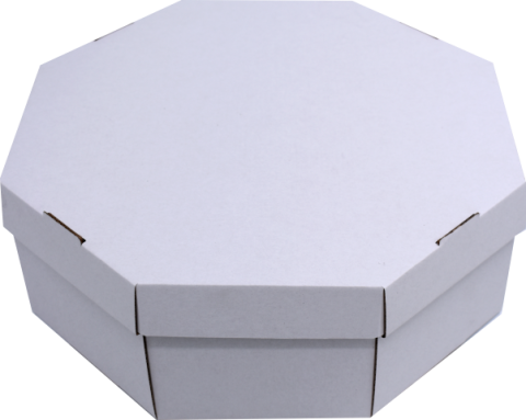 Cutii Transport Prajituri Cu Capac 35x35x12 CM Albe