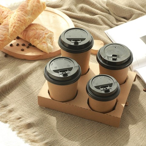 Suport Cafea Plan 4 incinte (natur)
