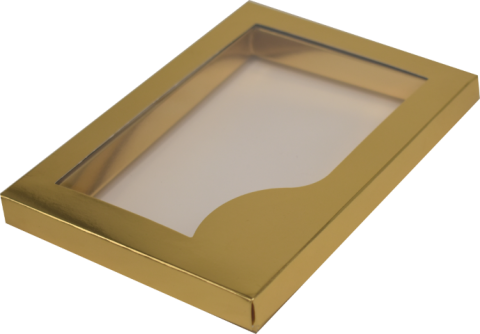 Cutii Tablete Ciocolata (Corp+Capac) 15x10x1.5 Cm Aurii (necesita formare)