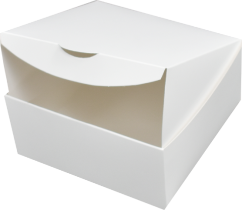 CUTII PRAJITURI \ TORT 24x24x15.5 CM Albe