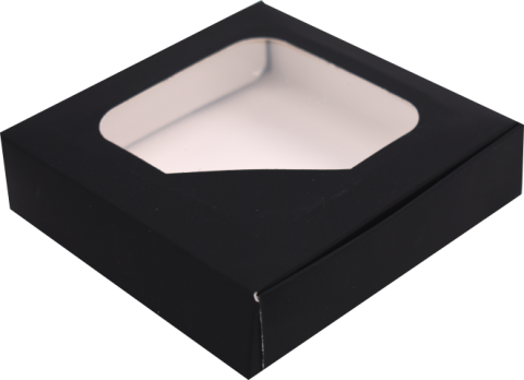 Cutii Negre cu display 12x12x3 cm