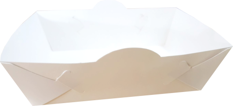 Tavite gogosi (baza mica -10x18 / baza mare 13x22 cm) x 5 cm Albe