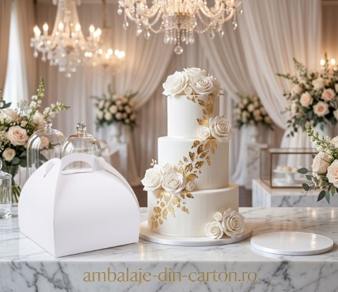 Cutii Tort Albe T26 (Z2) (Pret la 50 buc)