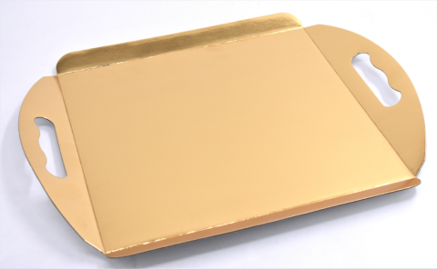 Tavi aurii cu maner 17x24x2.5 (5) cm (carton gros)